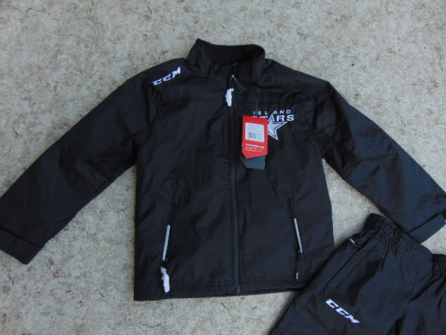 Hockey Coat and Rain Pants Warm Up 2 pc Set Child Size 6-7 CCM Tactical Wear NEW With Tags Street Ice Ball