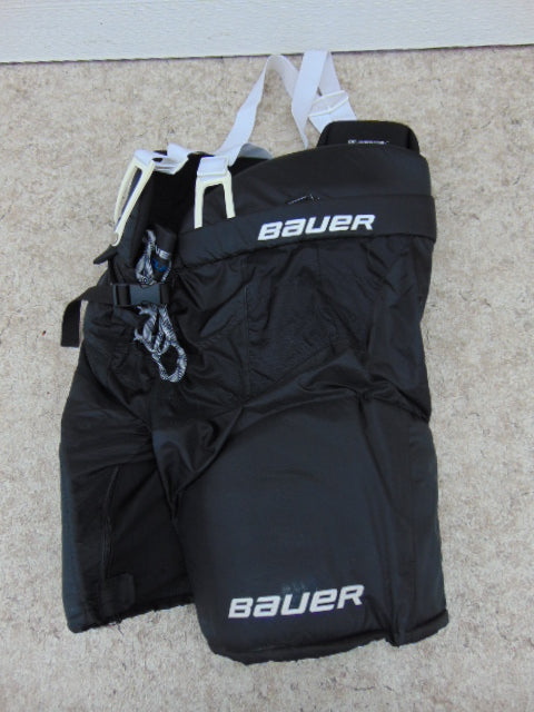 Hockey Pants Men's Size Large Bauer Nexus Classic With Suspenders Black Excellent