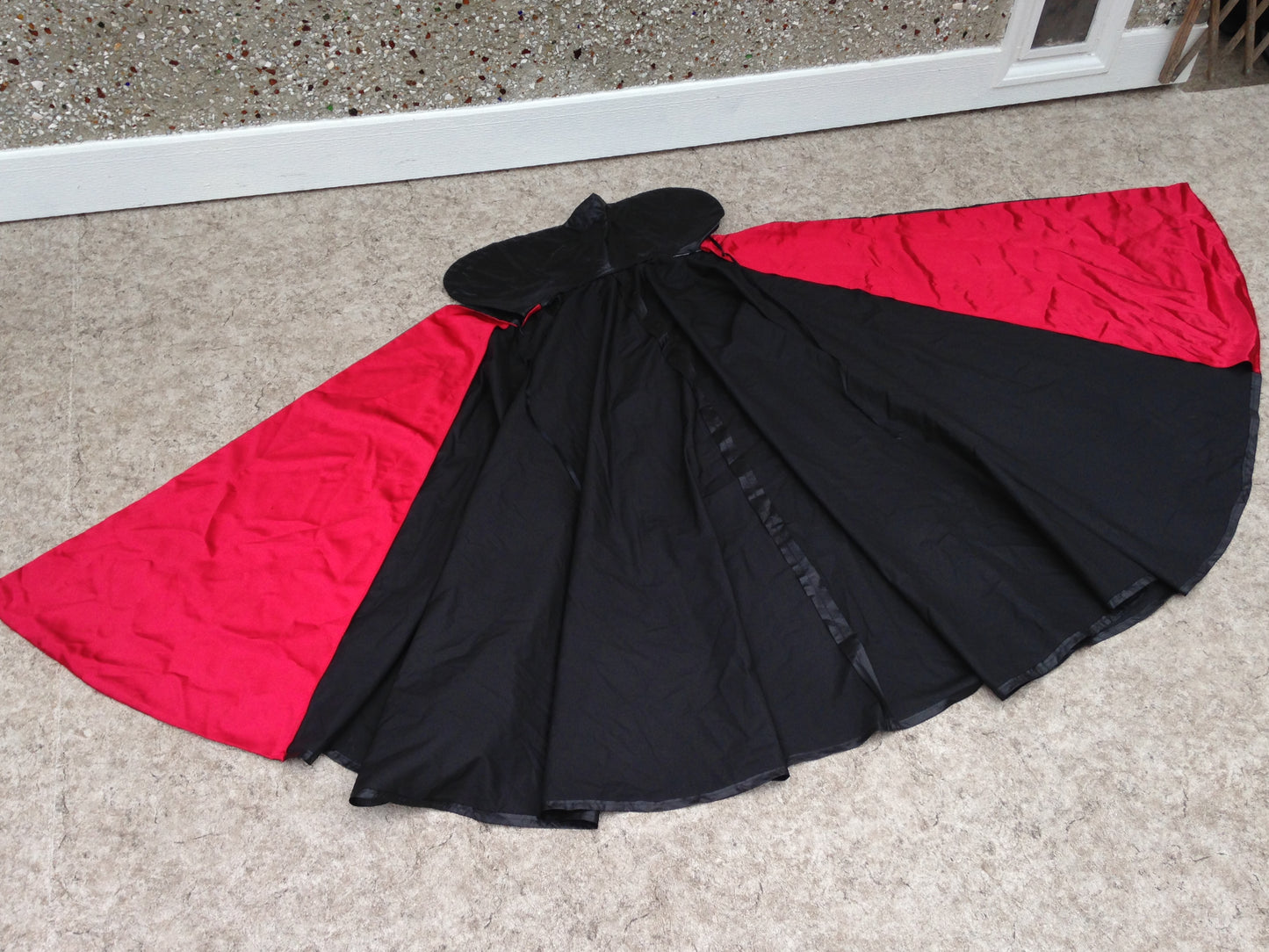 Halloween Costume Adult Double Sided Custom Made Quality Dracula Cape