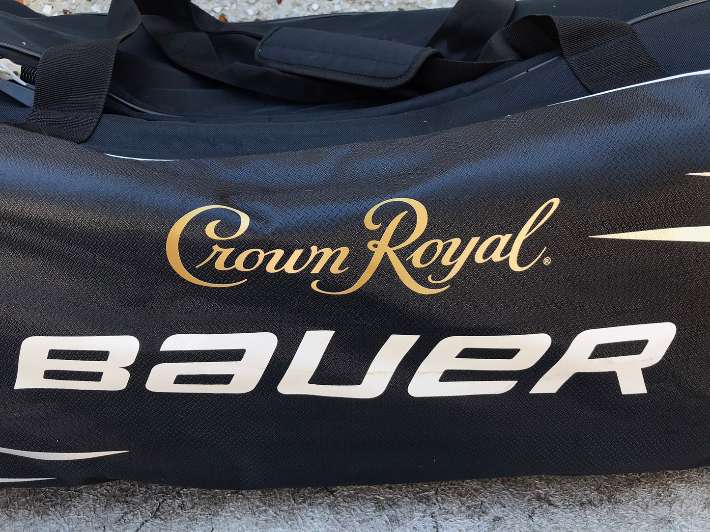 Hockey Bag Very RARE Collectable Crown Royal Whisky Promotional Bag on Wheels