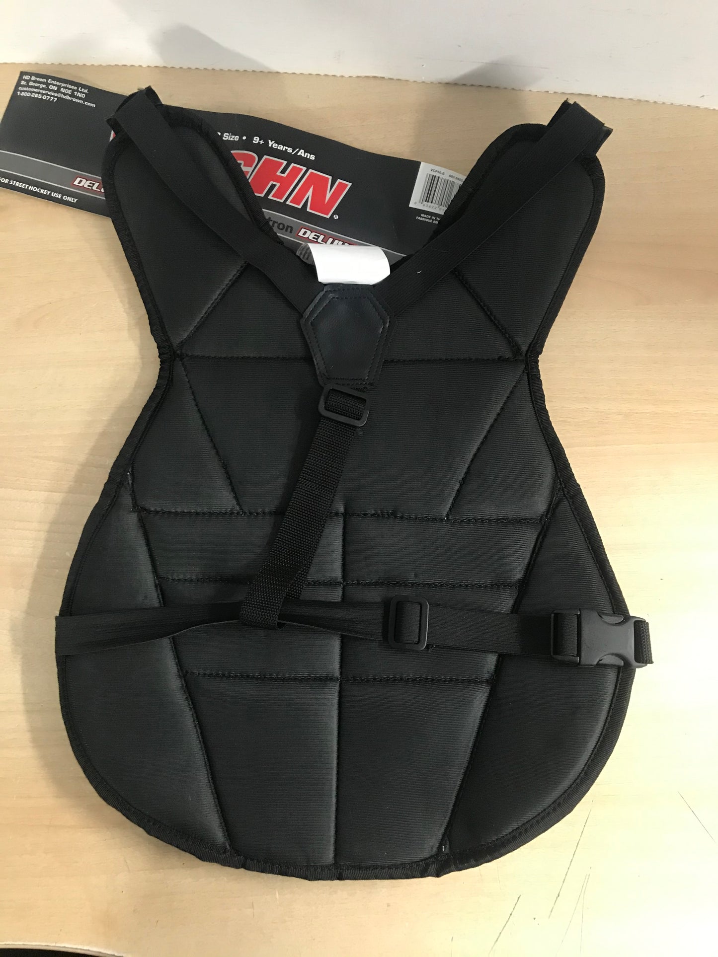 Hockey Goalie Child Junior Street Ball Hockey Vaughn Goalie Chest Pad New Demo