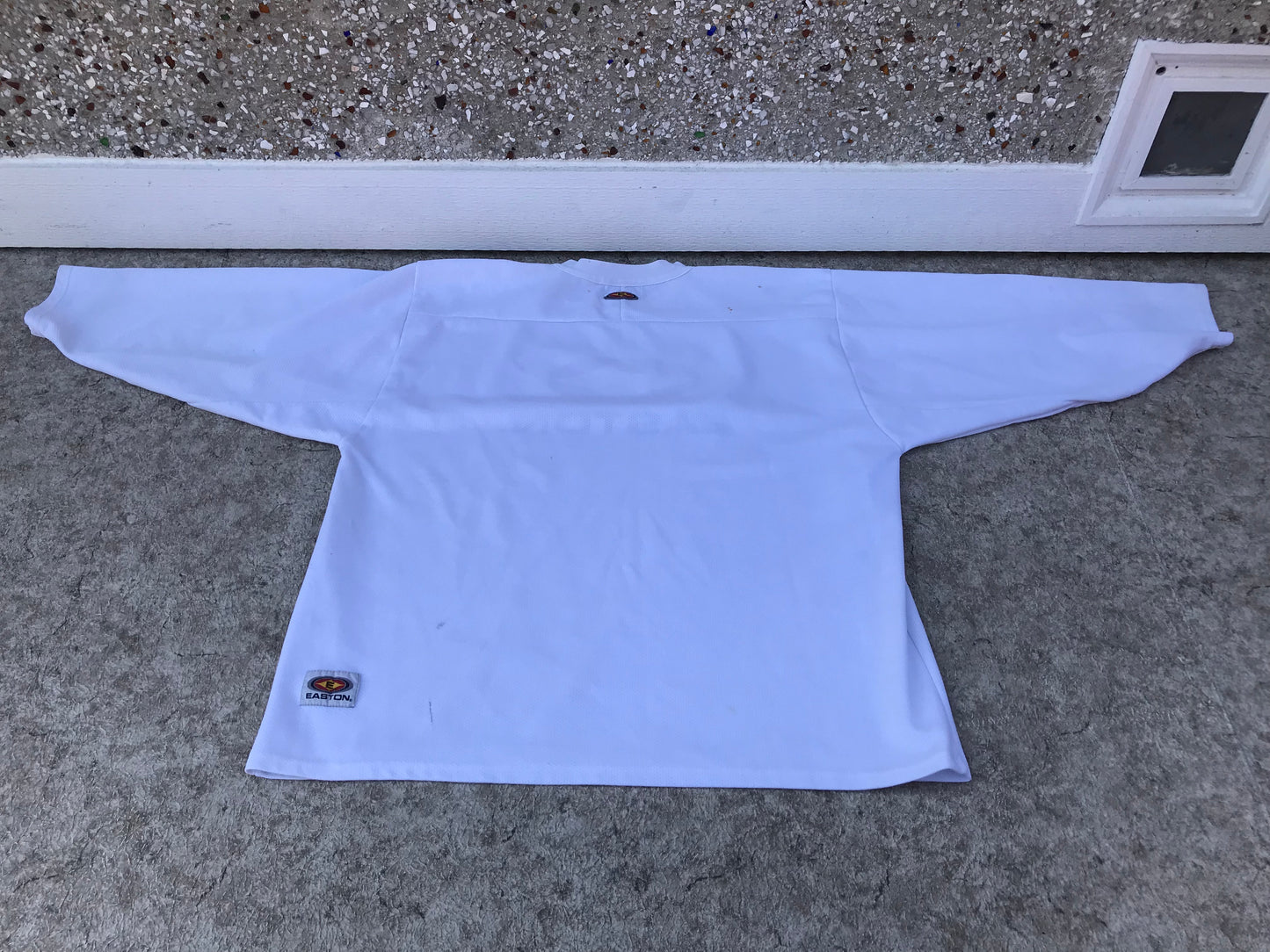 Hockey Goalie Jersey Men's Size X Large Easton Practice White Excellent