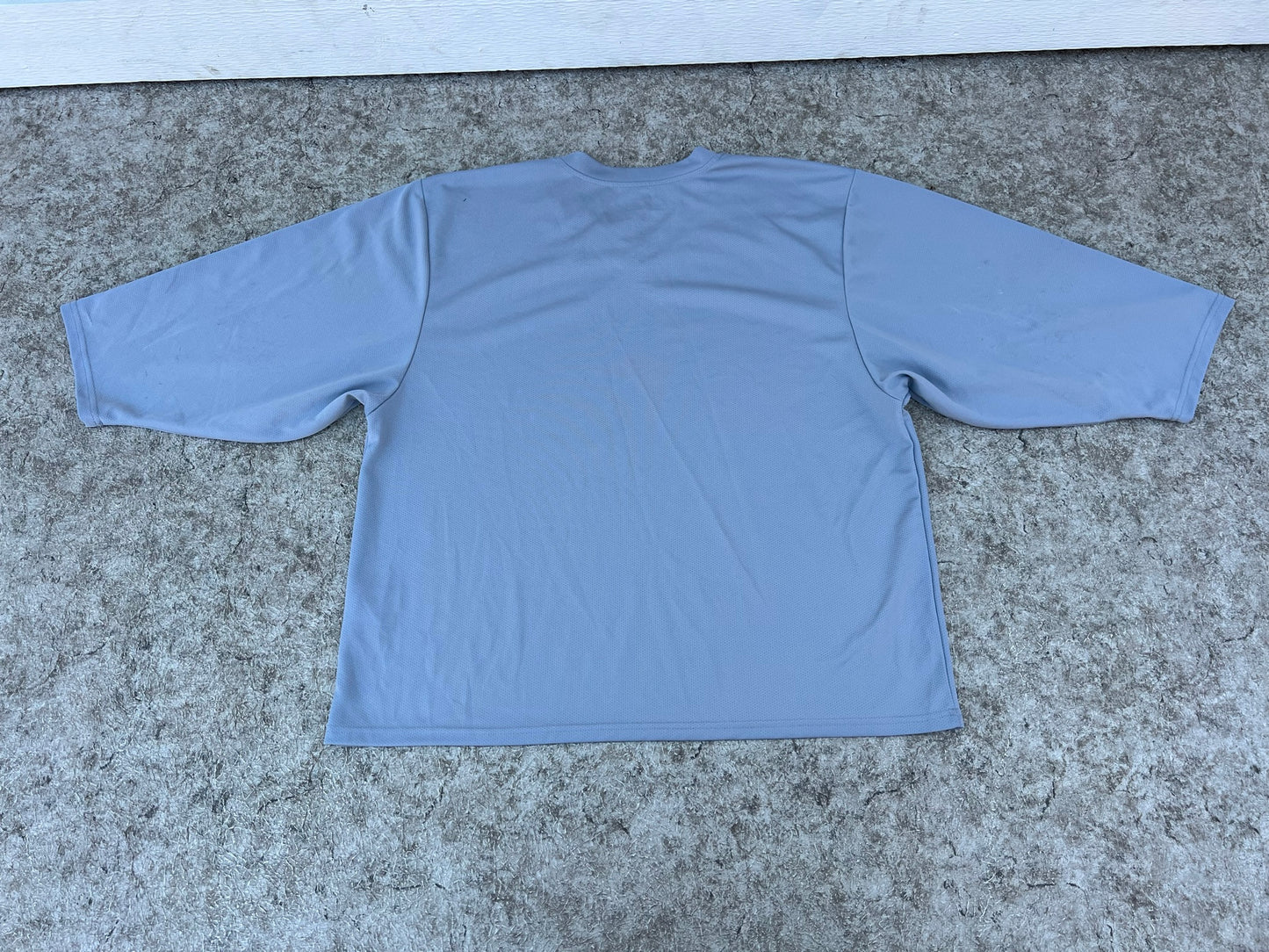 Hockey Goalie Practic Jersey Child Size Junior Large Bauer Grey New Demo Model