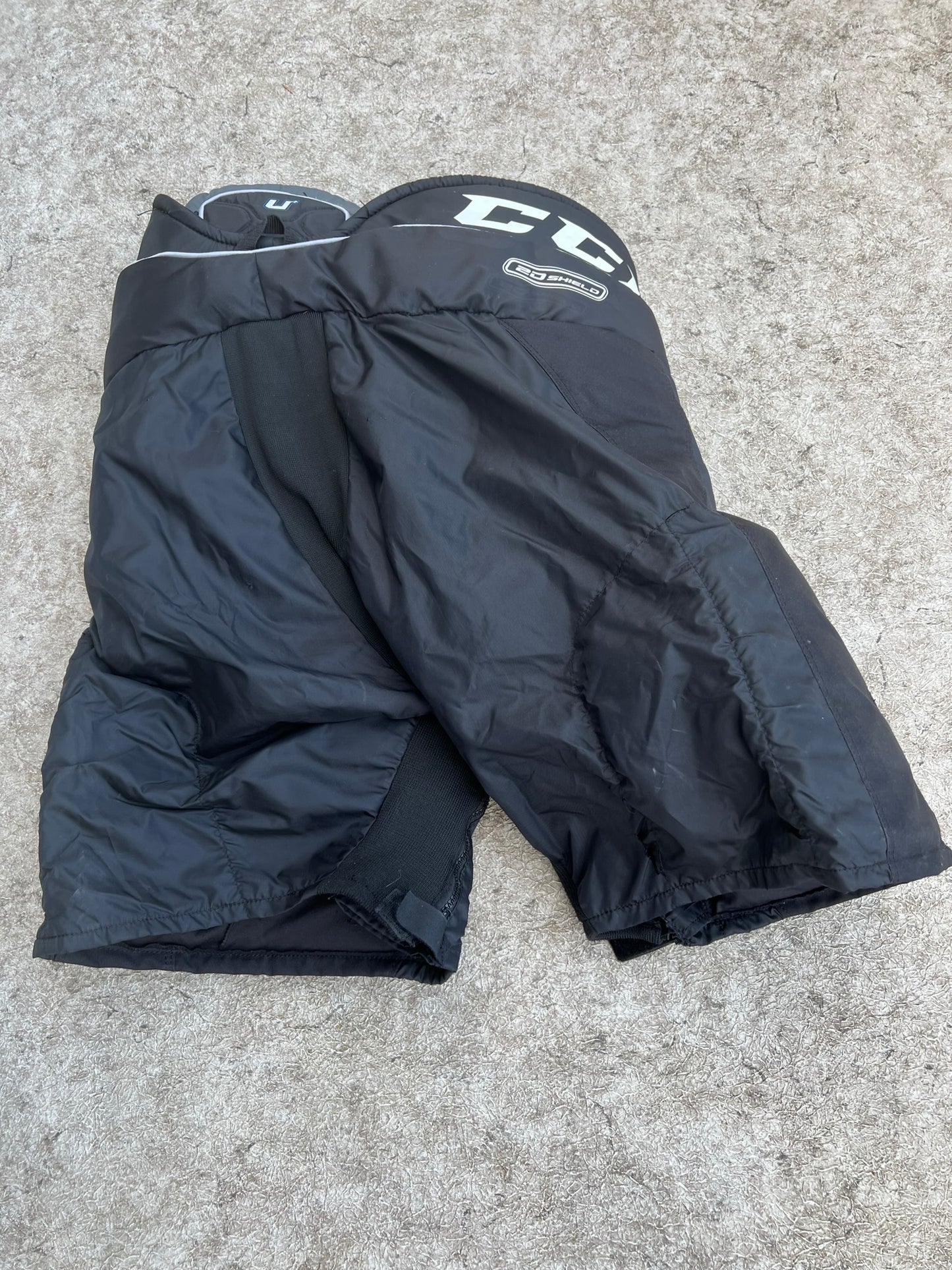 Hockey Pants Men's Size Large CCM U Fit 5 Black Blue Excellent As New