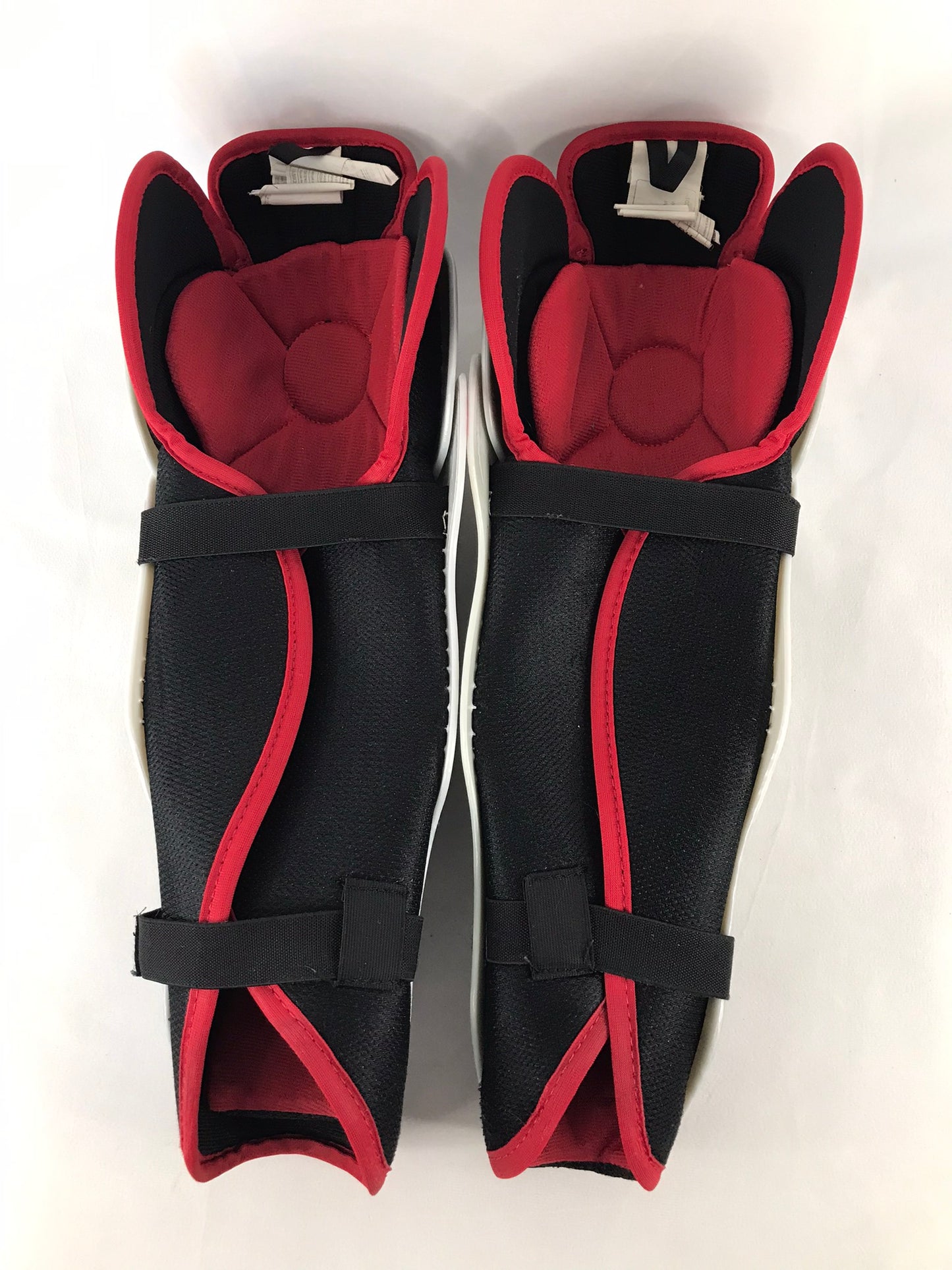 Hockey Shin Pad Men's Size 14 inch Bauer Vapor X.20 Black Red White Excellent