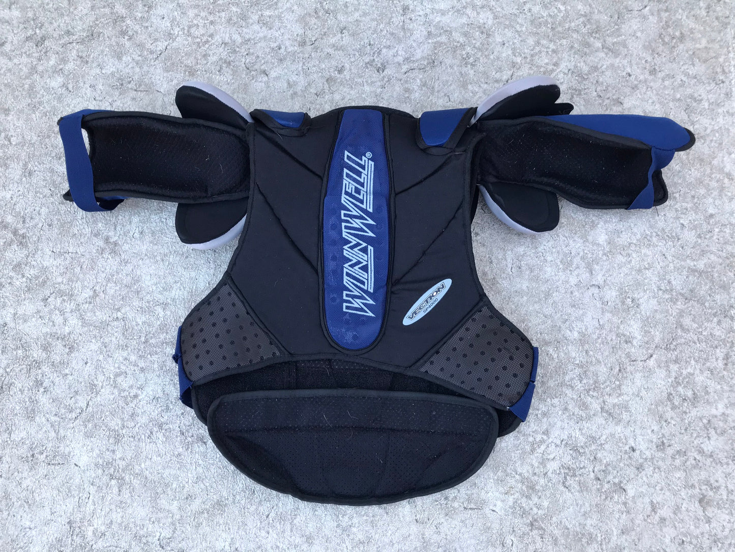 Hockey Shoulder Chest Pad Men's Size Large Winnwell Black Grey
