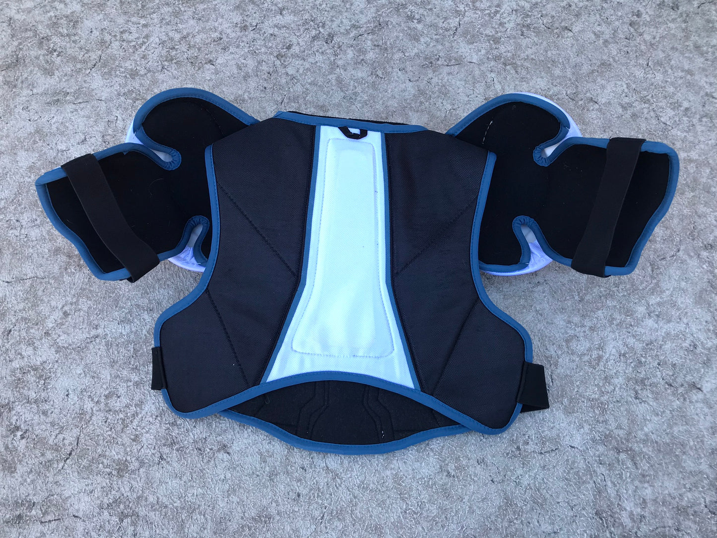 Hockey Shoulder Chest Pad Men's Size Medium CCM Tacks Black Blue White Excellent