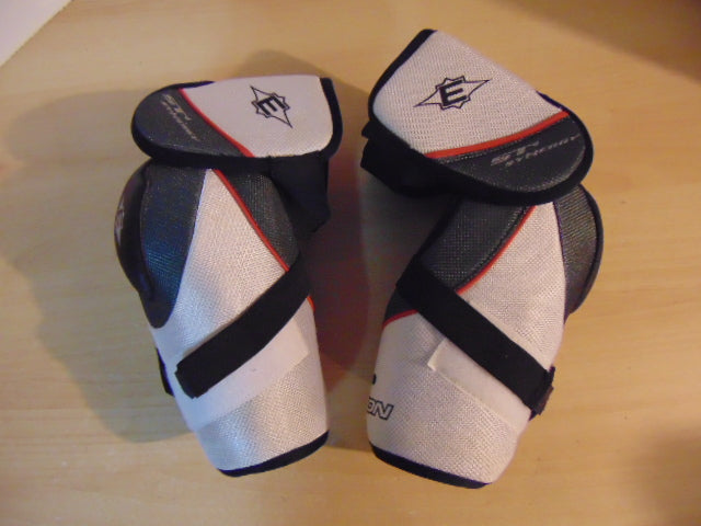 Hockey Elbow Pad Men's Size Large Easton Grey White Excellent
