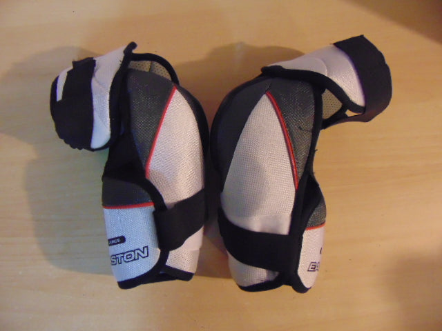 Hockey Elbow Pad Men's Size Large Easton Grey White Excellent