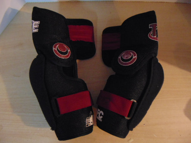 Hockey Elbow Pads Men's Size Large Itech Black Burgundy