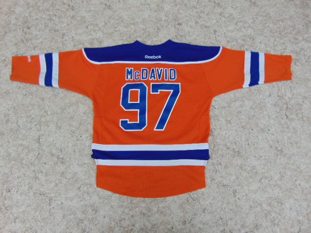 Hockey Jersey Child Size 4-7 Reebok Edmonton Oilers As New