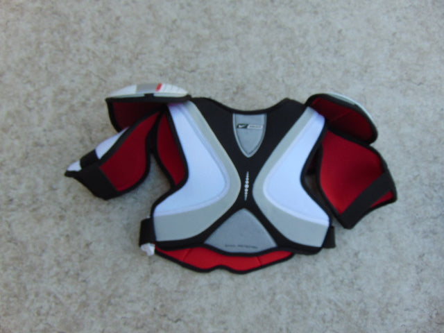 Hockey Shoulder Chest Pad Men's Size Medium Bauer Nike Black Red