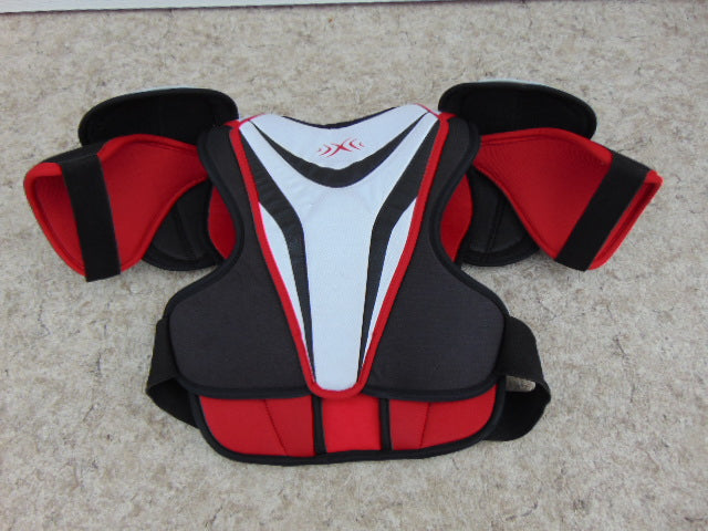 Hockey Shoulder Chest Pad Men's Size Small Bauer Vapor X.20 Black White Red