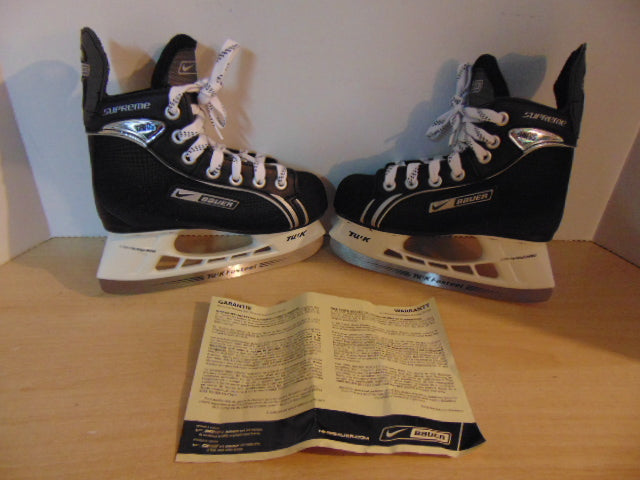 Hockey Skates Child Size 13 Shoe Size Bauer Nike Supreme New Demo Model
