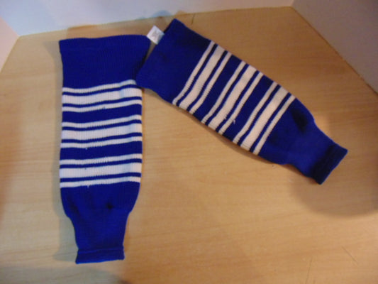 Hockey Socks Child Size 18 inch Blue White New