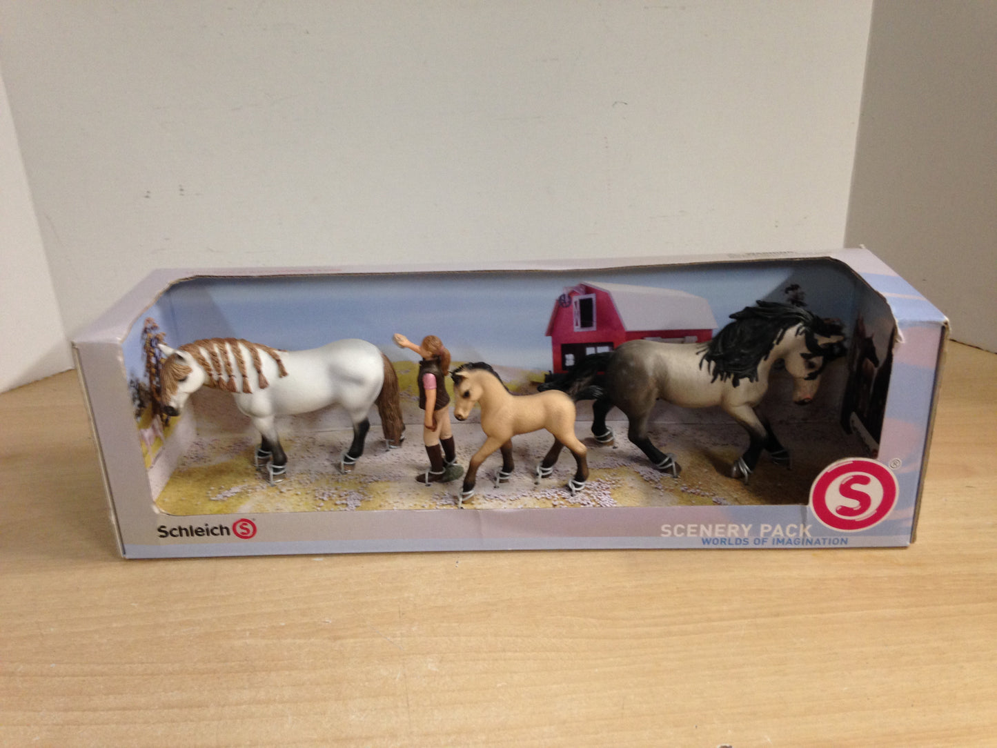 Horses Riding Schleich Germany Horses and Girl New In Box