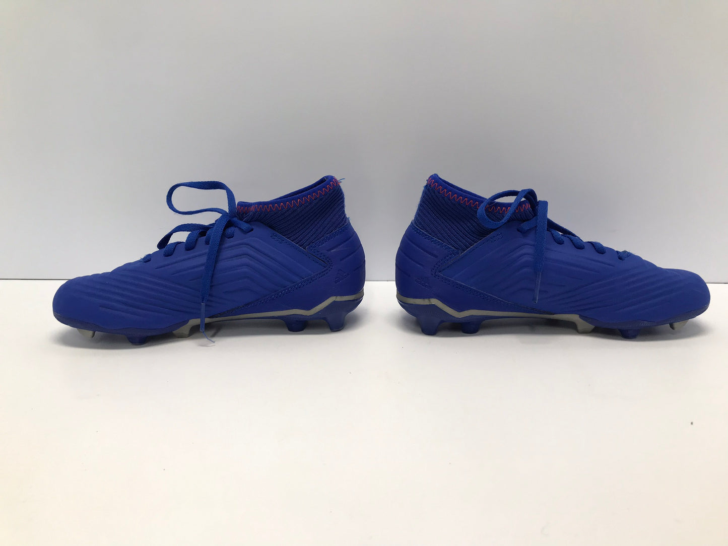 Soccer Shoes Cleats Child Size 2 Adidas Preditor Blue Fushia With Slipper Foot New Demo Model