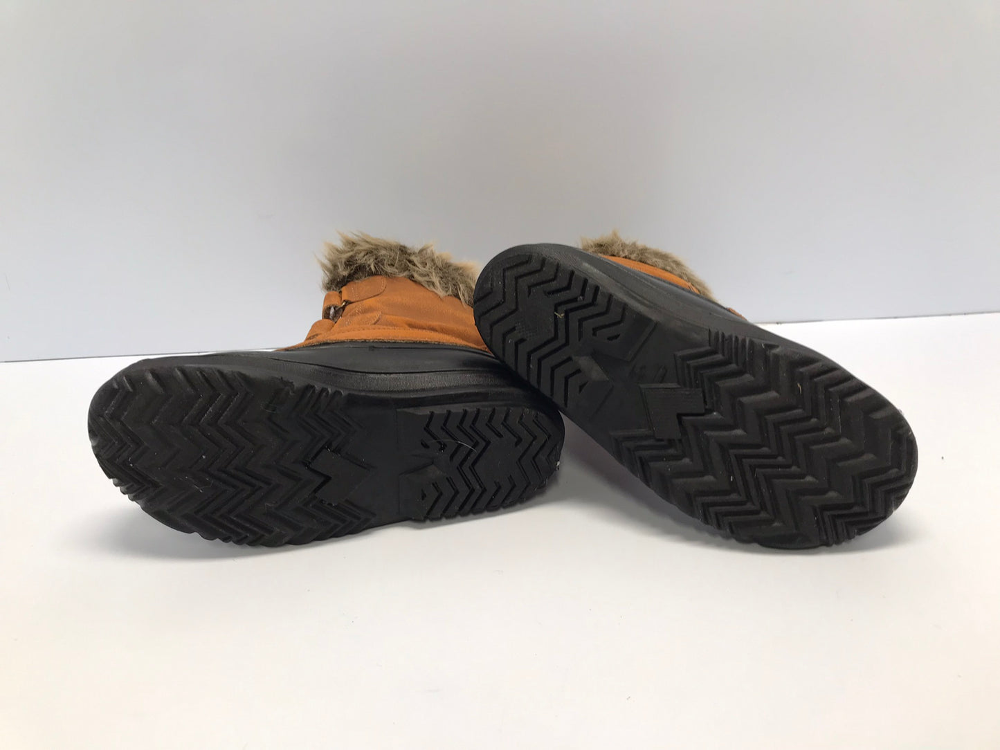 Winter Boots Child Size 4 Joe Fresh Adventure Faux Fur and Suade Excellent Soles