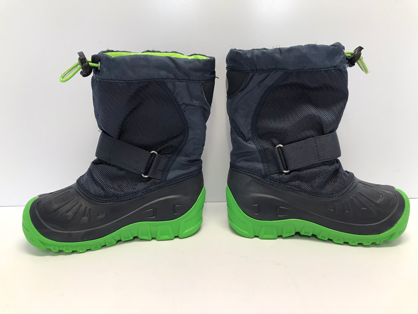Winter Boots Child Size 12 Kodiak Waterproof With Liners Marine Blue and Green New Demo Model