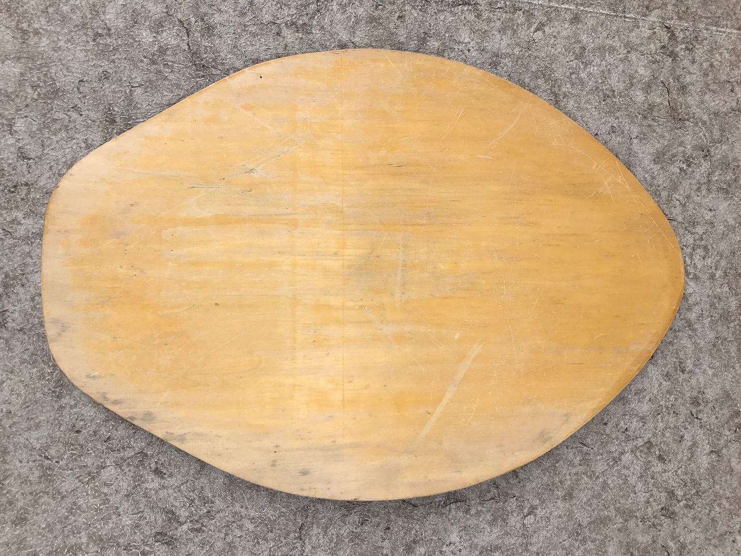 Surf SkimBoard Wood Ocean Blue Yellow 30 x 20 inch Minor Wear