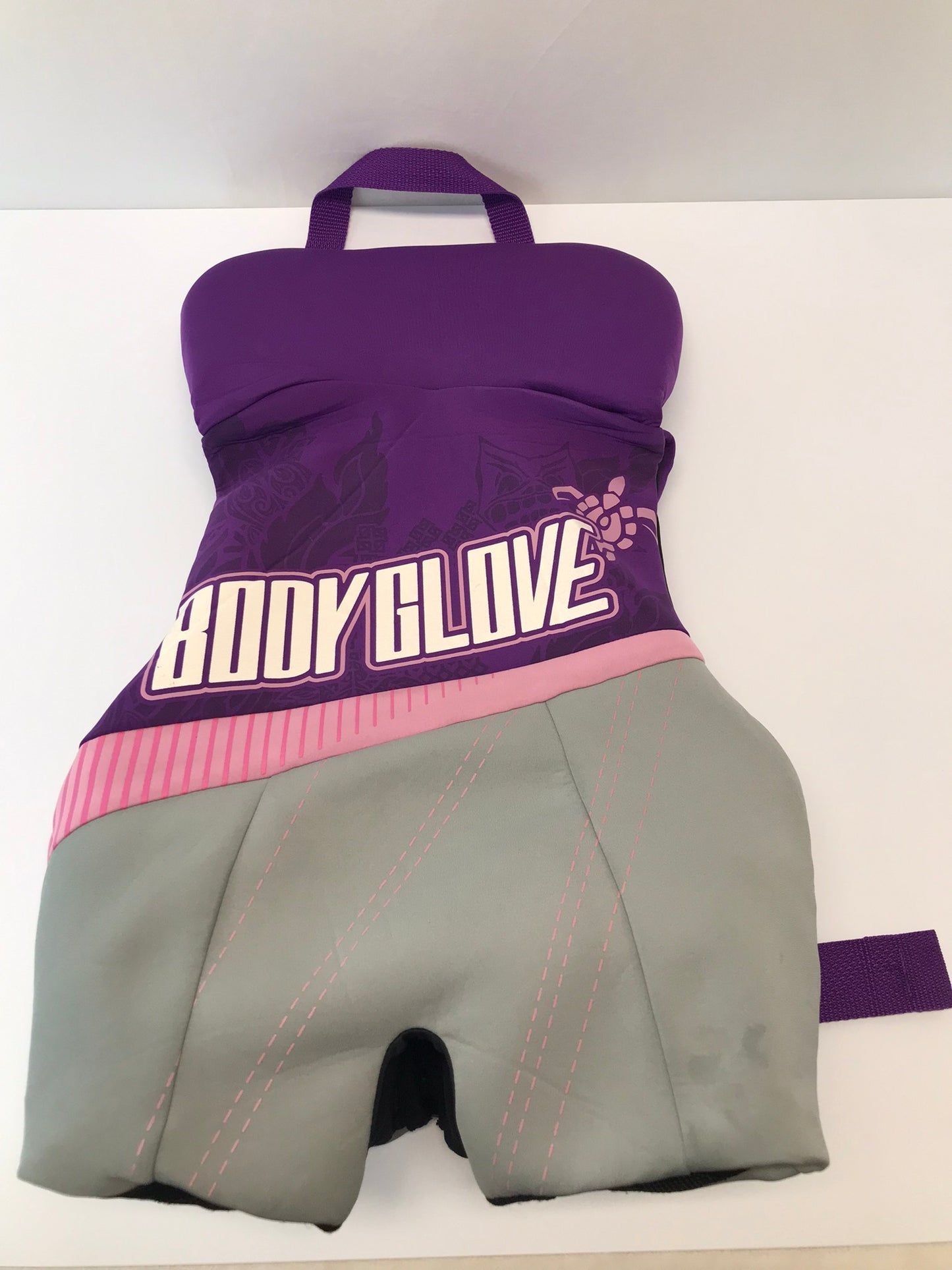 Life Jacket Child Size 60-90 lb Youth Body Glove Neoprene Purple Grey New Demo Model