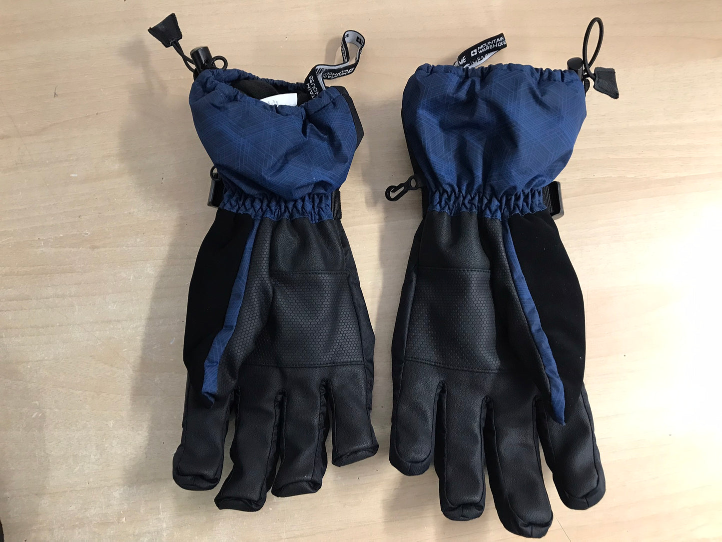 Winter Gloves and Mitts Men's Size Medium Blue Black Mountain Warehouse As New