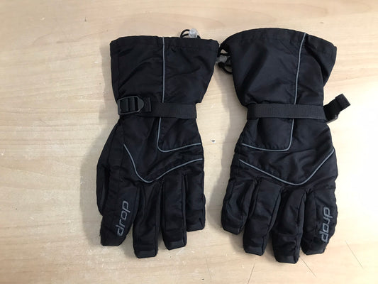 Winter Gloves and Mitts Men's Size X Large Drop Black With Liner Excellent