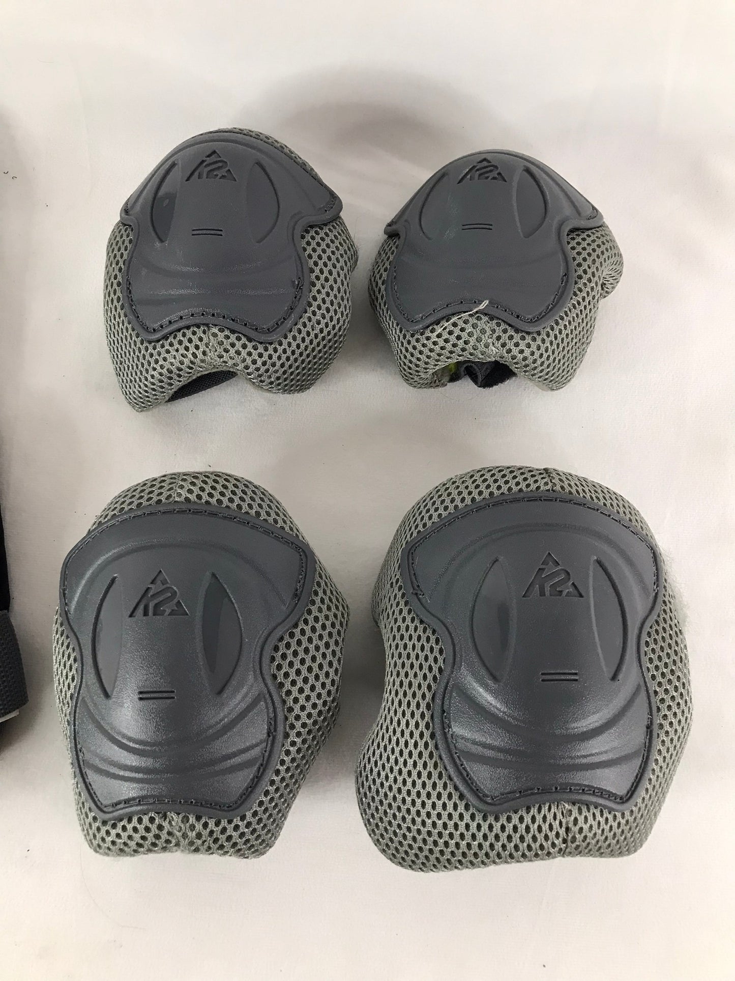 Inline Roller Skates Protective Knee Elbow Pads Wrist Ladies Size Medium K-2 Alexis Grey New In Bag