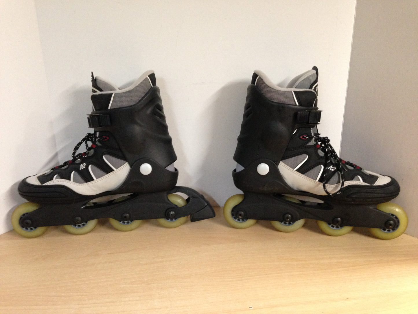 Inline Roller Skates Men's Size 10 K-2 Black Grey