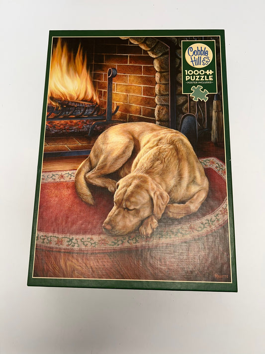 Jigsaw Puzzle Cobble Hill 1000 Pc Home Is Where The Dog Is Excellent