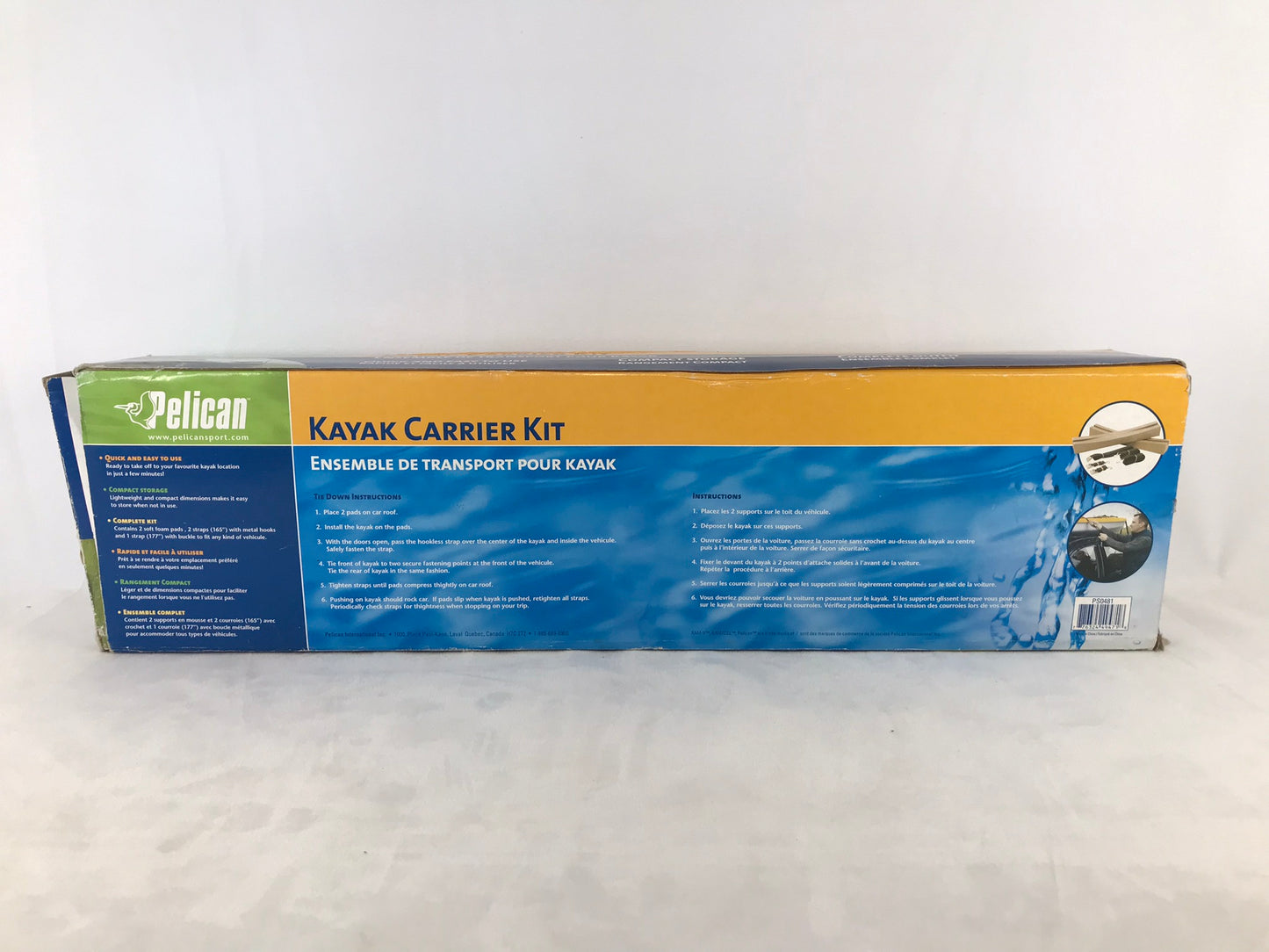 Kayak Carrier Kit Pelican Car Carrier New In Box Never Used