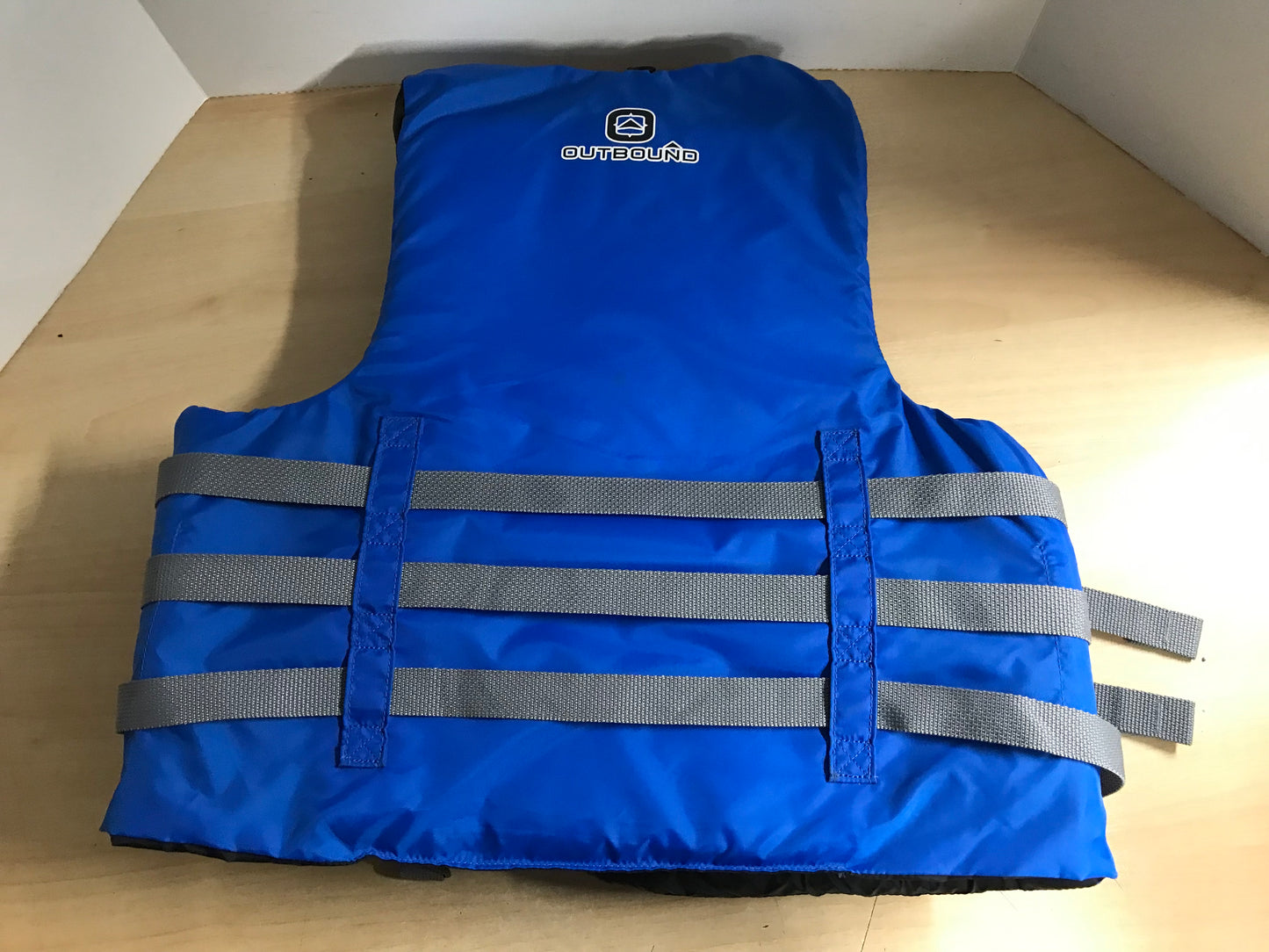 Life Jacket Adult Size Large- X Large Outbound Blue Black New Demo Model
