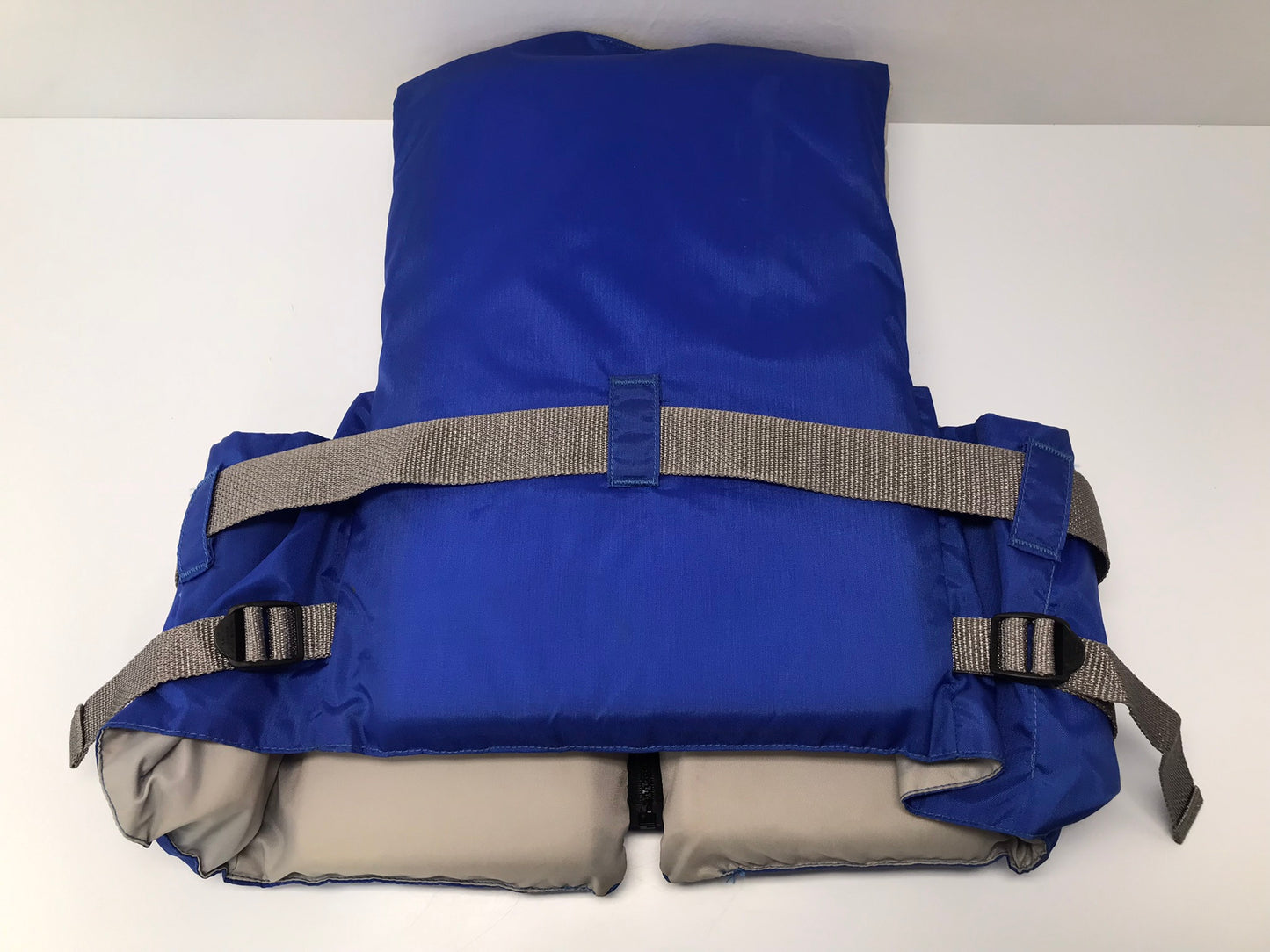 Life Jacket Adult Size Small - Medium Mustang Survival Blue Grey Excellent