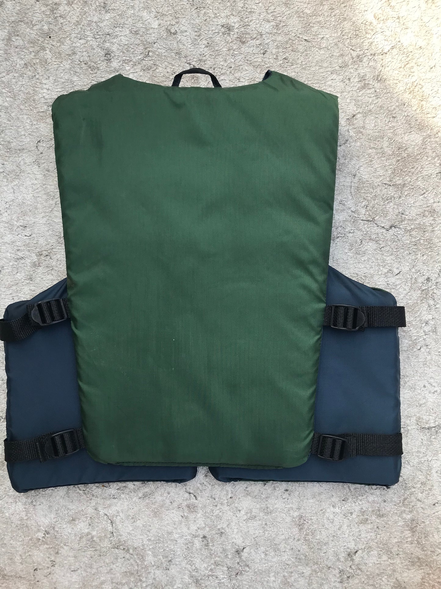 Life Jacket Adult Size Small - Medium Sportsman Fishing Vest Sage Green