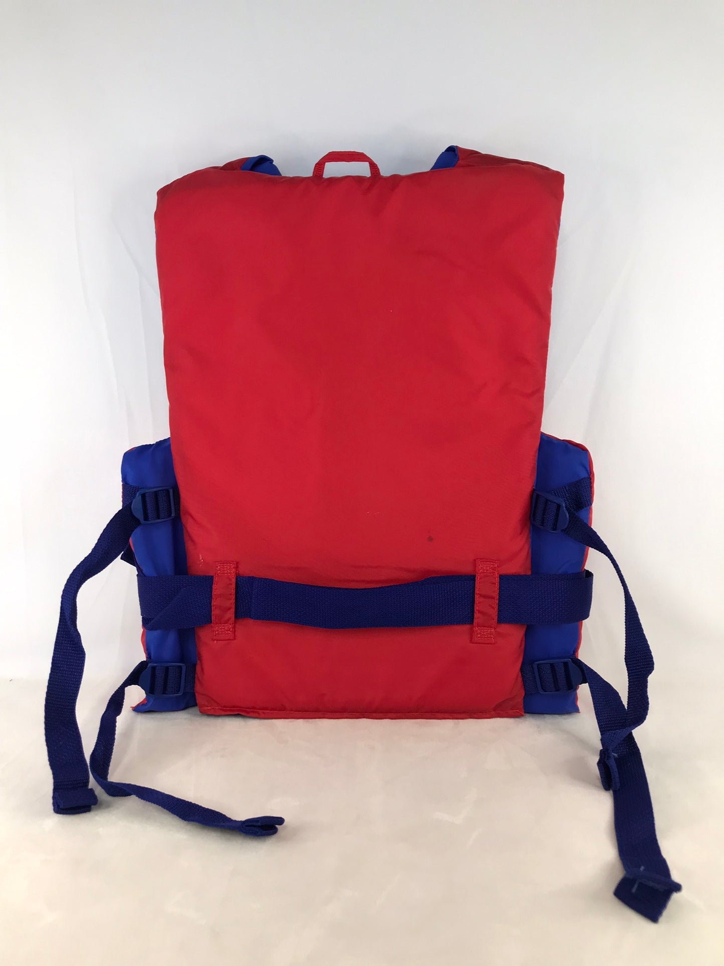 Life Jacket Adult Size XX Large Buoy o Boy Red Blue Mark On Front
