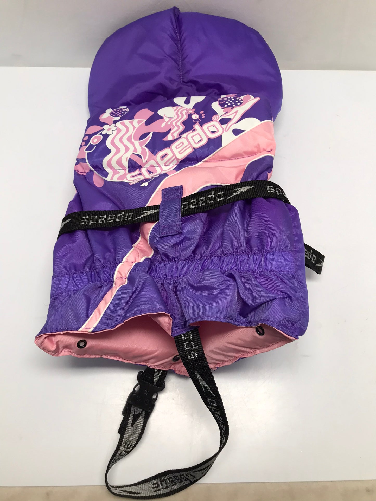 Life Jacket Child Siz 30-60 Lb Speedo Purple Pink