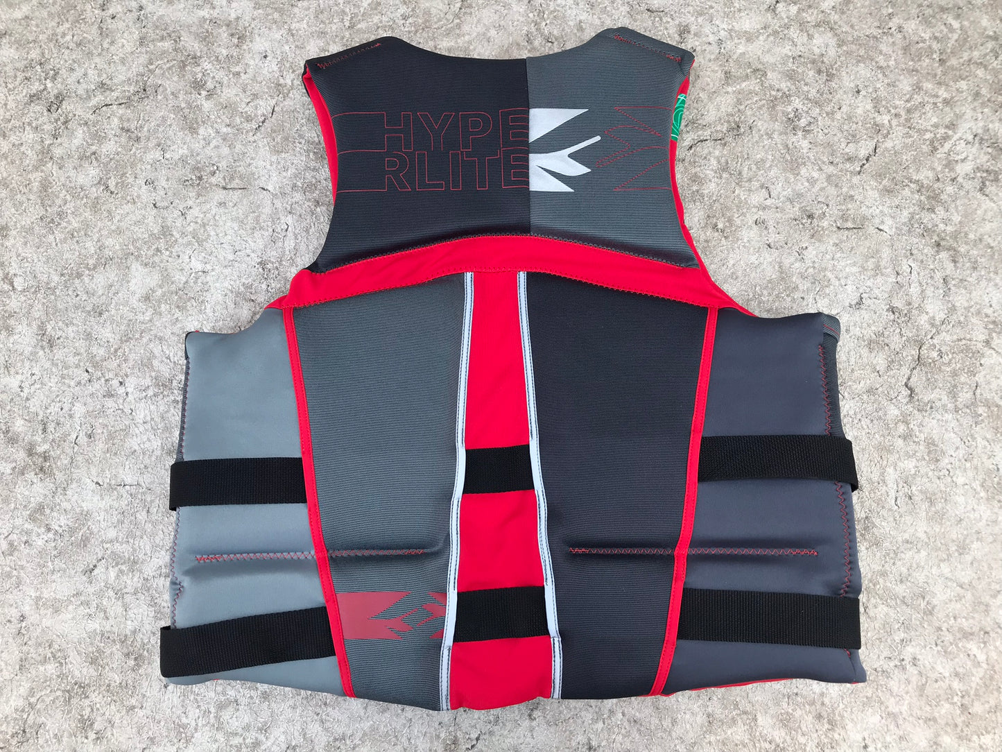 Life Jacket Men's Size X Large Hyperlite Neoprene Black Grey Red NEW