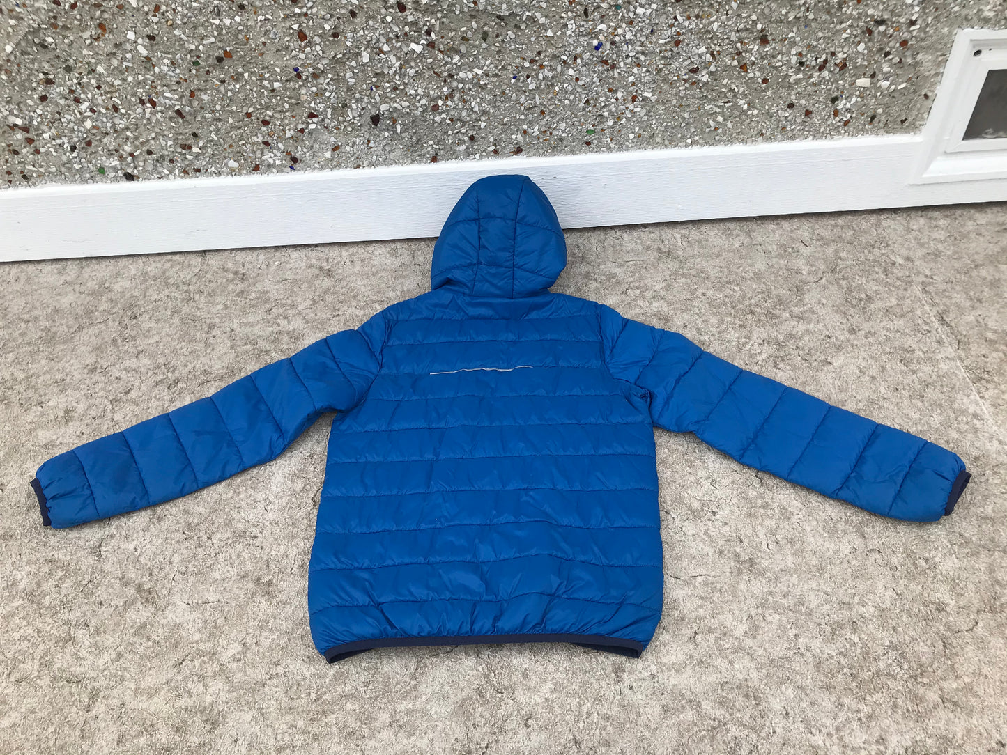 Light Coat Child Size 10-12 Paradox Down Like Filling Maring Blue Jacket Excellent