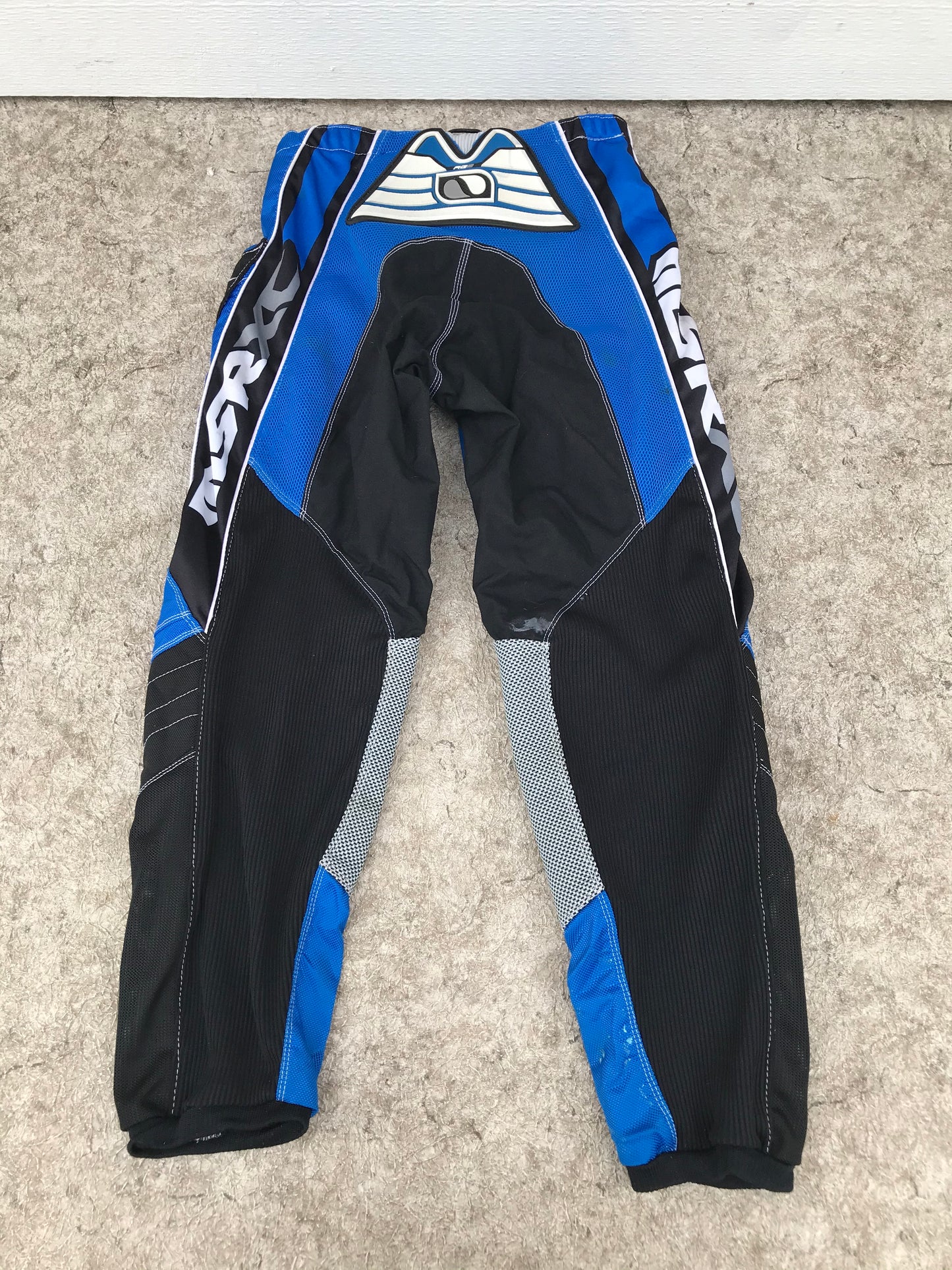 Motocross BMX Dirt Bike Pants Men's Size 30 inch Small MSR Blue Black As New