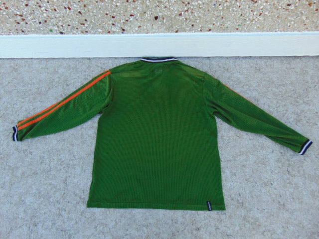 Motocross BMX Dirt Bike Jersey Child Size 14 Troy Lee Designs Olive Orange Excellent