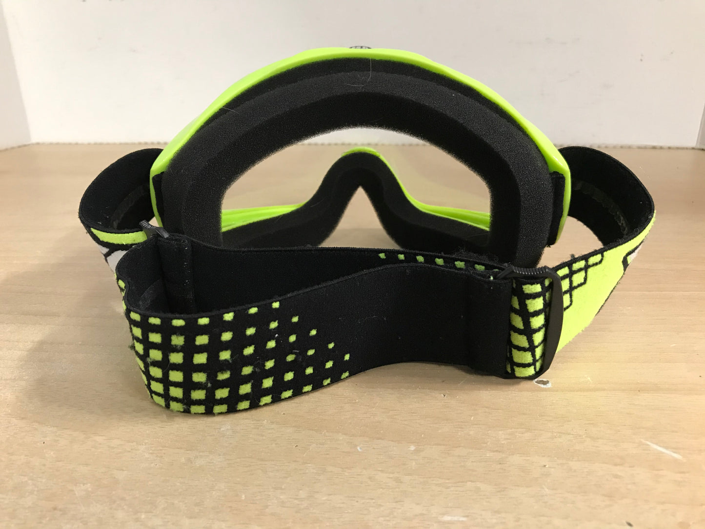 Motocross BMX Dirt Bike Goggles Fly Lime Black Adult Size