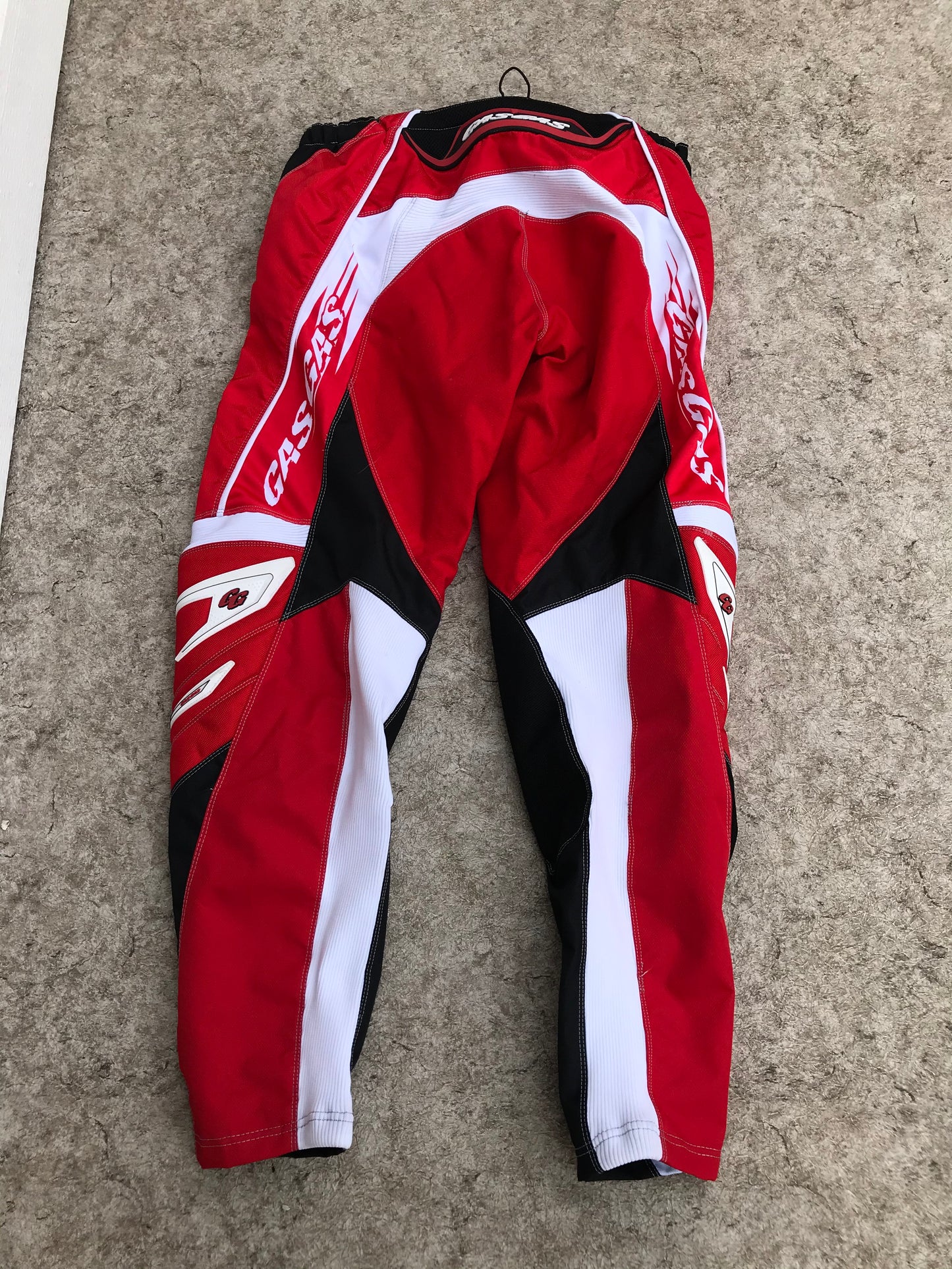 Motocross BMX Dirt Bike Pants Men's Size 36 inch Large Gas Gas Red Black As New