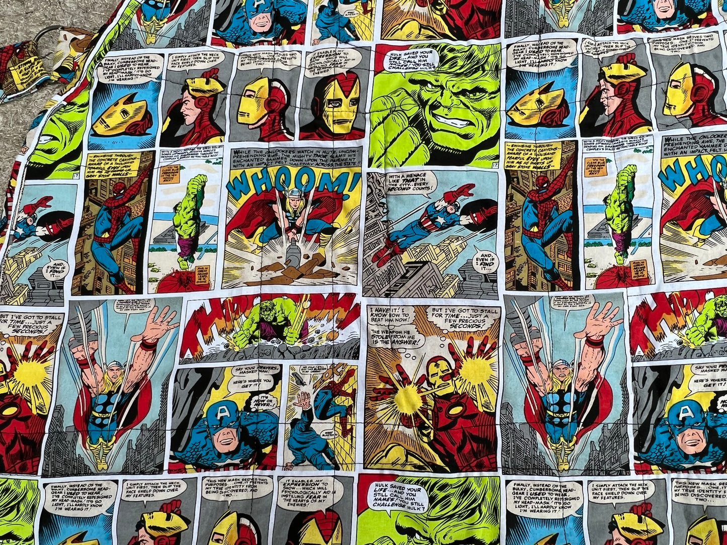 Marvel Comics Action Figures Cartoon Custom Apron Adult Size Made With Denim Jeans and Cotton Comic Material Can Be Used Either Side Amazing