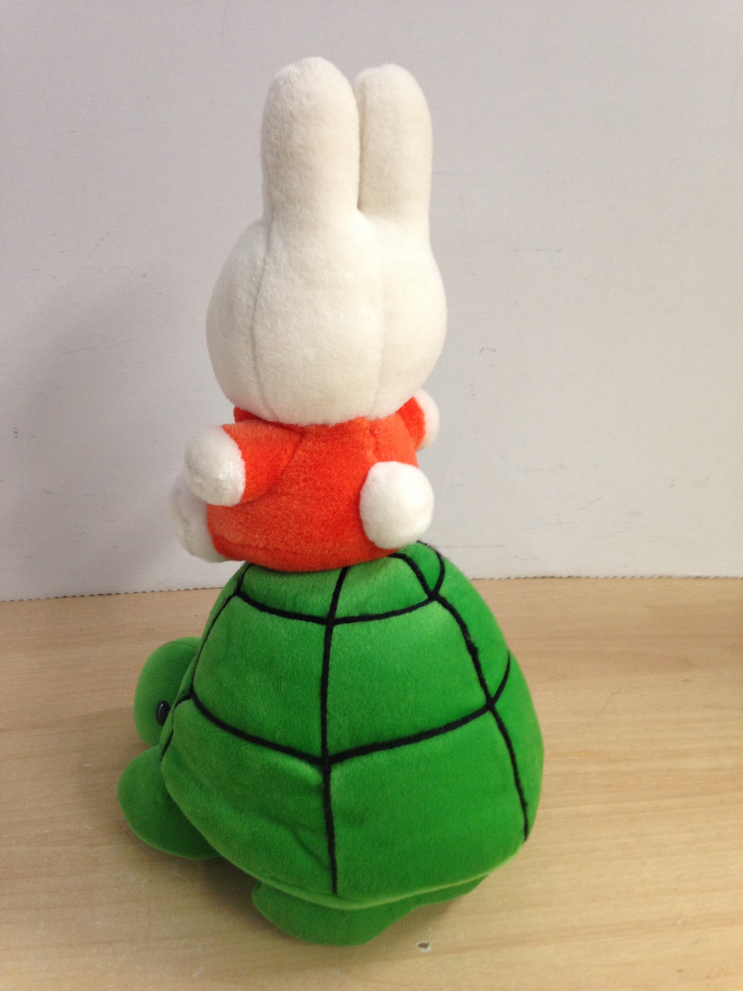 Miffy Vintage Bunny Plush On Turtle Large Musical Wind Up RARE