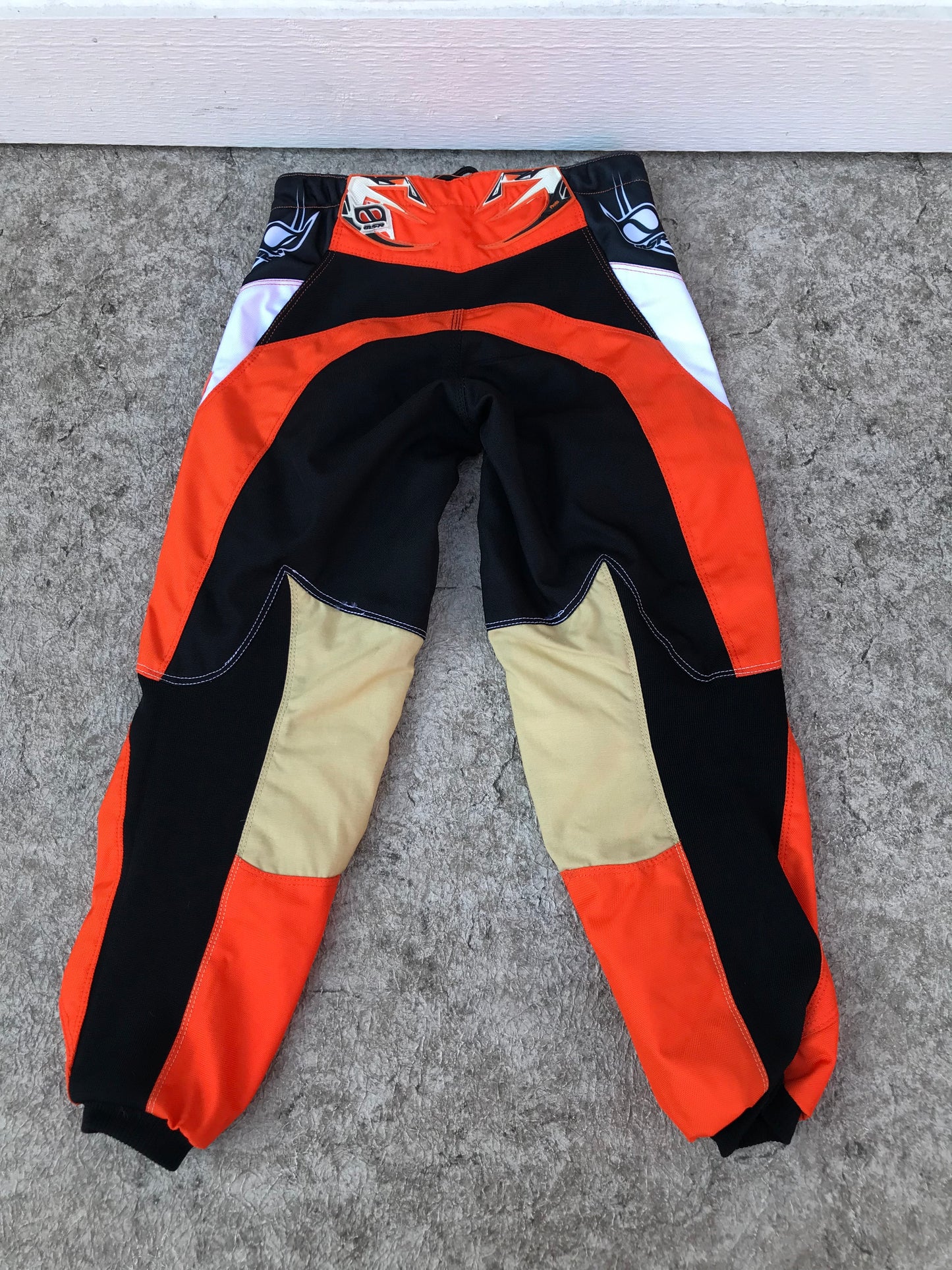 Motocross BMX Dirt Bike Child Size Junior 26 Inch MSR Pants Orange Black As New PT 3440