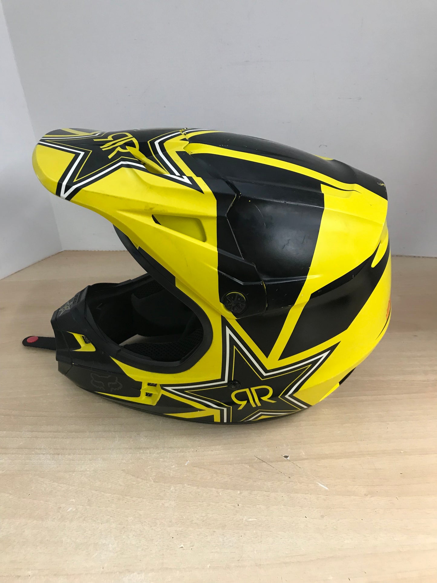 Motocross BMX Dirt Bike Child Size Junior Junior Large Fox Black Yellow Minor Wear PT 3440
