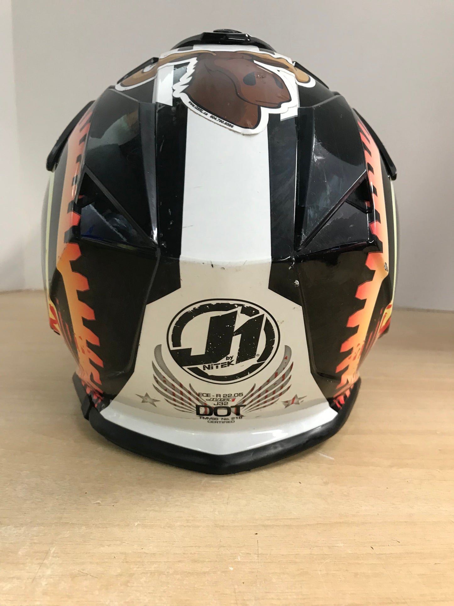 Motocross BMX Dirt Bike Child Size Junior Junior Medium Just1 Black White Minor Wear PT 3440