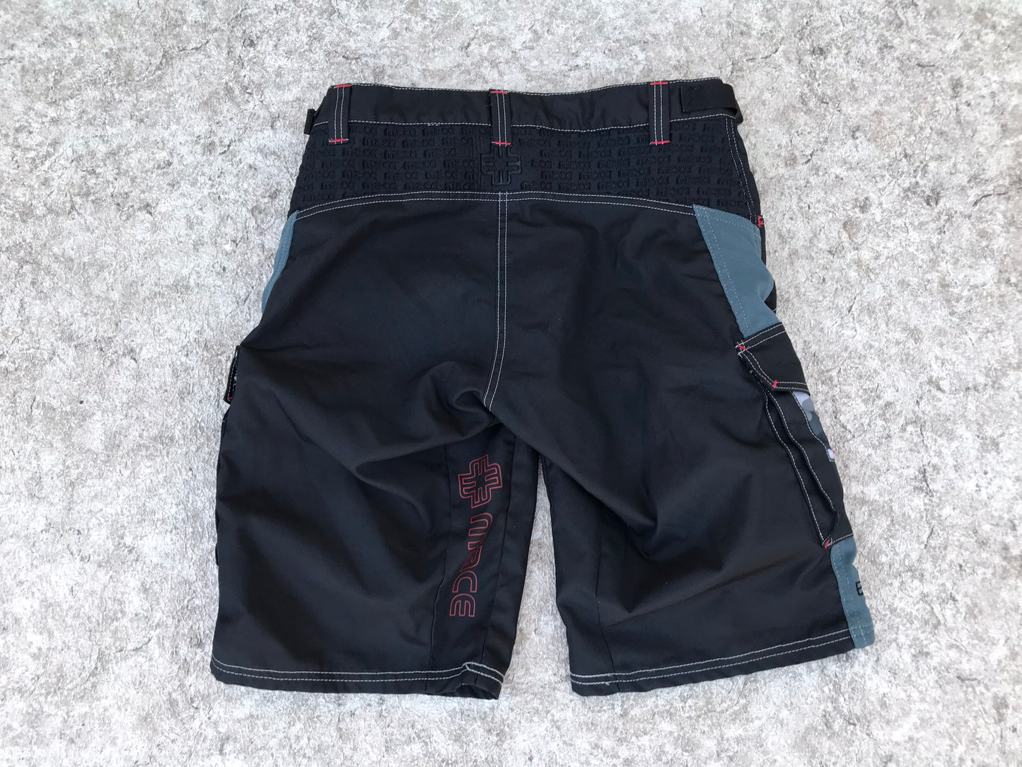 Motocross Bike Shorts Men's Size Medium Mace Black Grey Excellent As New