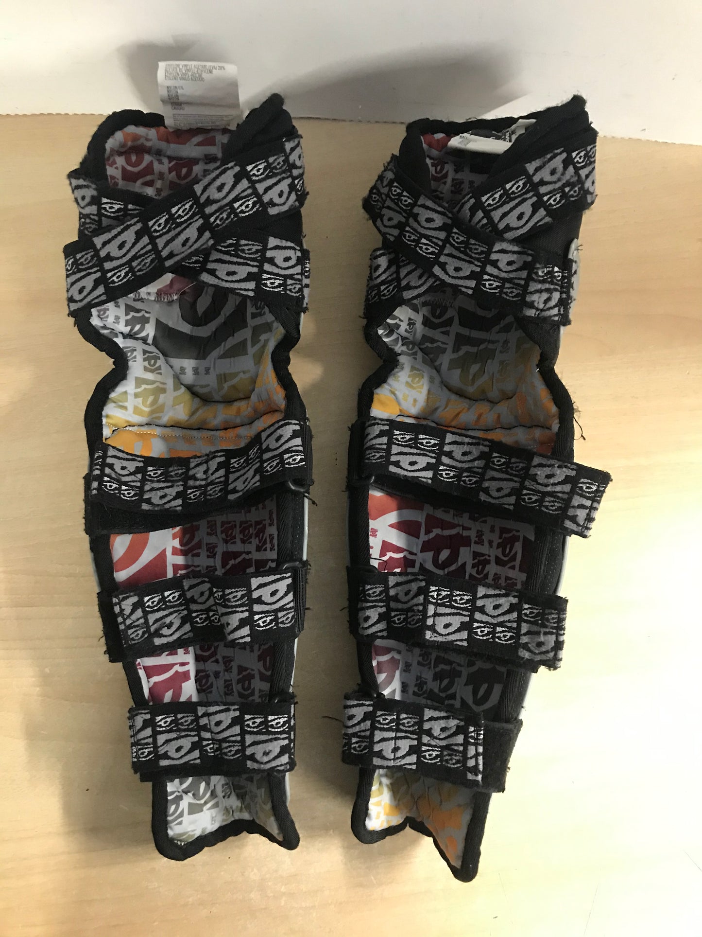 Motocross Dirt Bike Race Face Rally Leg Guard Shin Pads Men X Large Polypropline Excellent