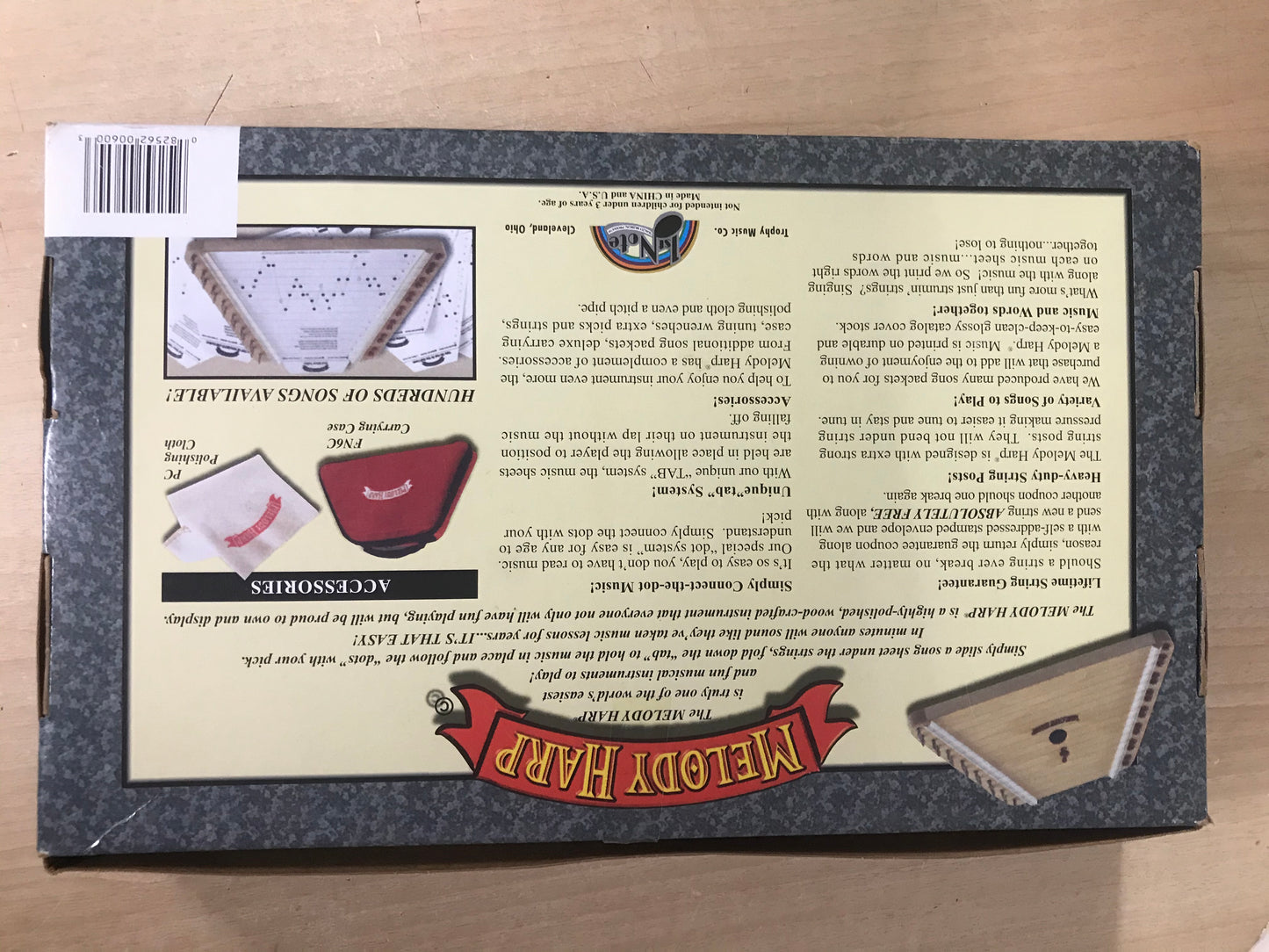 Musical Instruments Melody Harp Wood New In Box